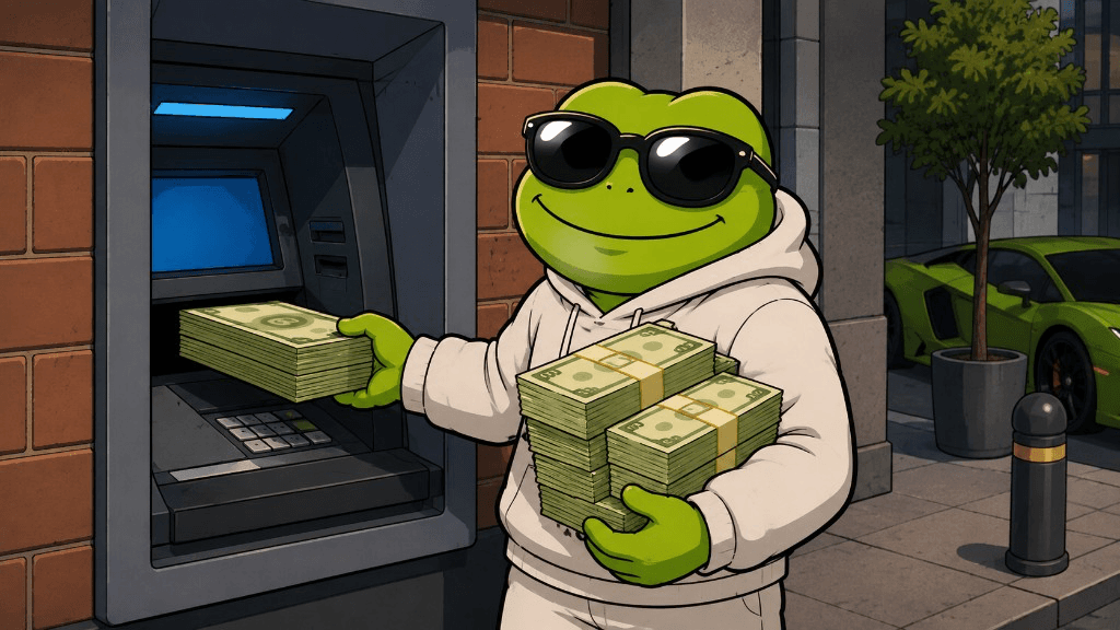 ToadGuy withdrawing stacks at an ATM